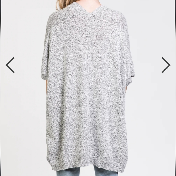 HARLOW | Harper Cardigan Sweater Light Grey - One Size - Picture 3 of 6